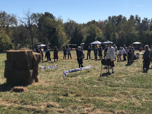 Spear toss field at Richmond Kentucky Highland Games